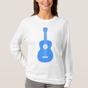 T-shirt Ukulélé - bleu layette