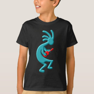T-shirt Ukulélé de Natif américain de Kokopelli