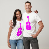 T-shirt Ukulele - Magenta (Unisexe)