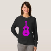 T-shirt Ukulele - Magenta (Devant entier)