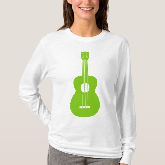 T-shirt Ukulele - Martian Green (Devant)