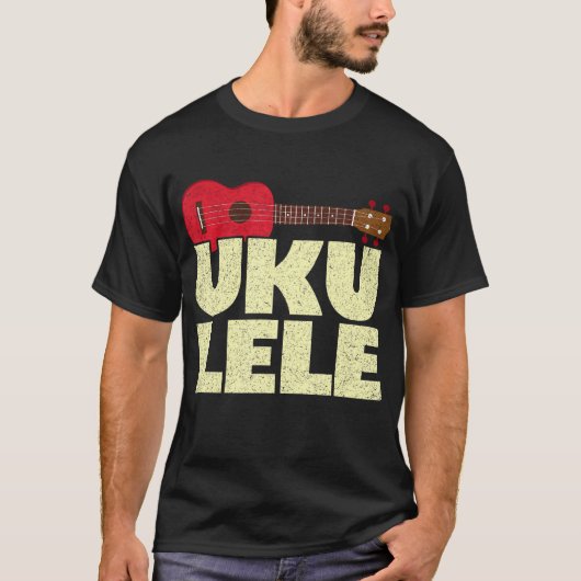 T-shirt Ukulele Music Musical Instrument (Devant)