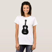 T-shirt Ukulele - Noir (Devant entier)