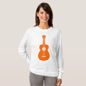 T-shirt Ukulele - Orange (Devant entier)