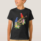 T-shirt Ukulele Parrot (Devant)