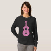 T-shirt Ukulele - rose (Devant entier)