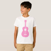 T-shirt Ukulele - rose (Devant entier)