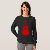 T-shirt Ukulele - Rouge (Devant entier)
