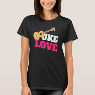 T-shirt Ukulele Uke Love I Guitare Music Love Instrument M
