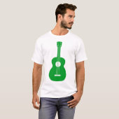 T-shirt Ukulele - Vert herbe (Devant entier)