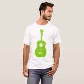 T-shirt Ukulele - Vert Martien (Devant entier)