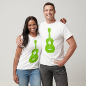 T-shirt Ukulele - Vert Martien (Unisexe)