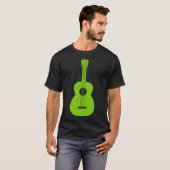 T-shirt Ukulele - Vert Martien (Devant entier)