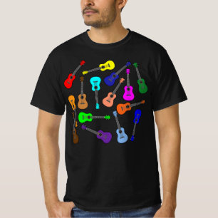 T-shirt Ukuleles Colorés