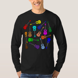 T-shirt Ukuleles Colorés