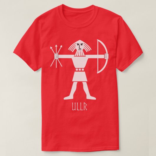 T-shirt Ullr Norse Viking God of Archery Ski Hunter Winte (Design devant)