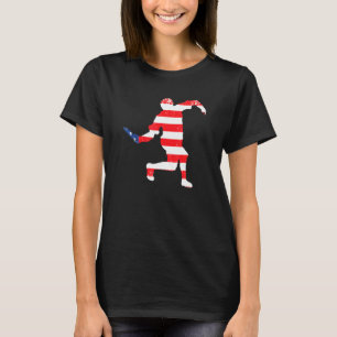 T-shirt Ultimate Frisbee Disque Golf Player Grunge America