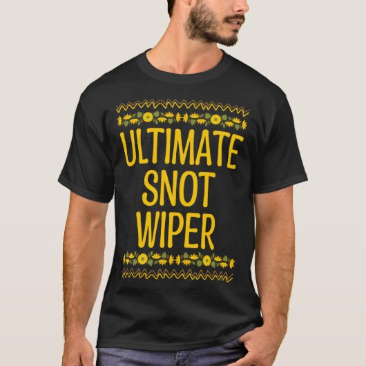 T-shirt Ultimate Snot Wiper Maman Humour Mère Enfants Nouv (Devant)