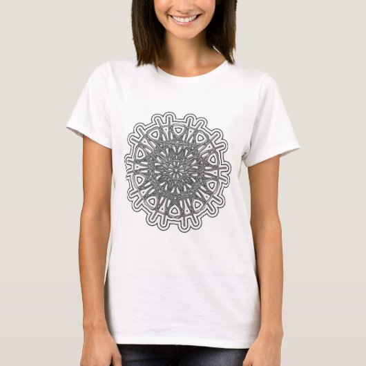 T-shirt Ultra Cool Mandala Design #1 (Devant)