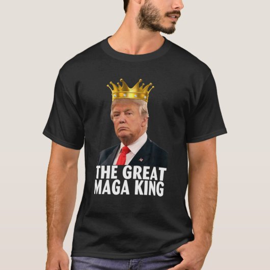 T-shirt Ultra Maga Funky Super MAGA King Pro Trump (Devant)
