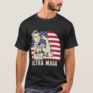 T-shirt Ultra Maga Messy Bun