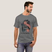 T-shirt Ultra Maga Messy Bunt Funny Anti Joe Biden Citatio (Devant entier)