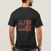 T-shirt Ultra MAGA Trump Supporter ⛳ Great Again USA (Dos)