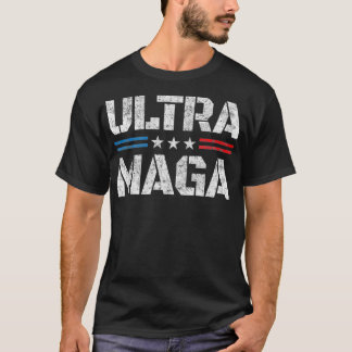 T-shirt Ultra Maga UltraMaga États-Unis Fier Américain Ul