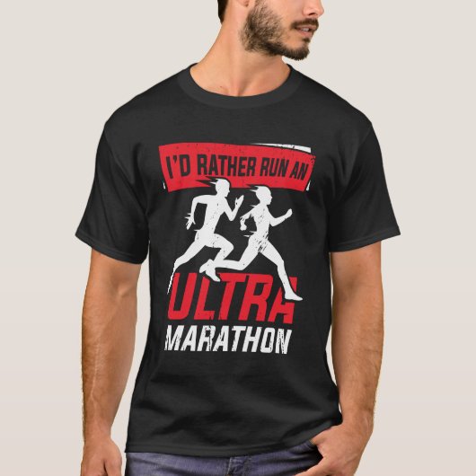 T-shirt Ultra Marathon Runner Marathoner (Devant)