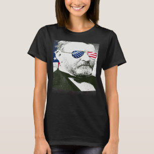 T-shirt Ulysses S Grant USA Drapeau Patriotique Américain