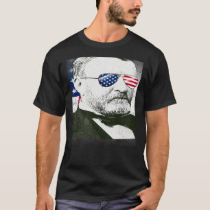 T-shirt Ulysses S Grant USA Drapeau Patriotique Américain