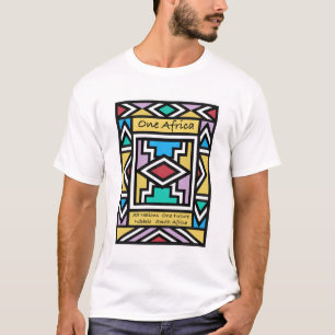 T-shirt Un Afrique – Ndebele – Afrique du Sud & Zimbabwe -