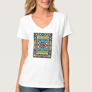 T-shirt Un Afrique – Ndebele – Afrique du Sud & Zimbabwe -