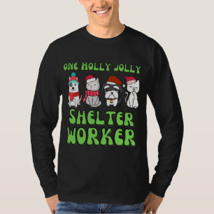 T-shirt Un agent d'hébergement animal un refuge pour chien