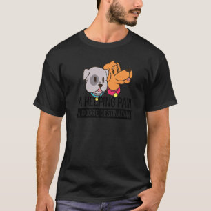 T-shirt Un Aider Paw Cute Chiens Animaux Animaux Animaux A