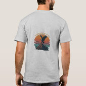 T-shirt Un aigle attend sa proie (Dos)