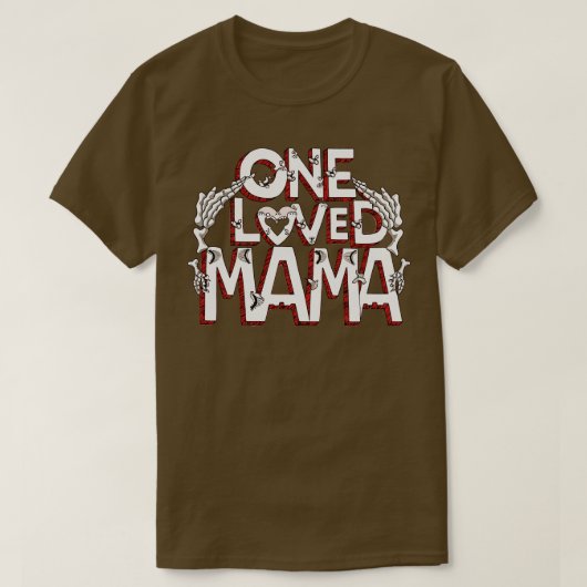 T-shirt un aimé maman 14 février cadeau pour maman et gran (Design devant)