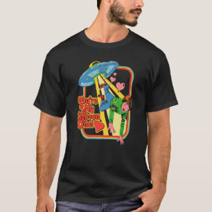 T-shirt Un Alien OVNI sélectionné à la rencontre