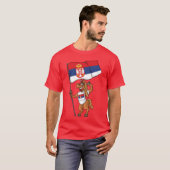 T-shirt Un ami serbe (Devant entier)