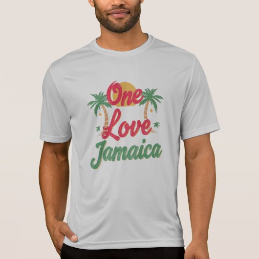 T-shirt Un amour Jamaïque (Devant)