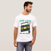 T-shirt Un amour Jamaïque (Devant entier)