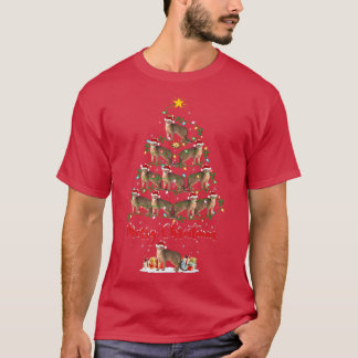 T-shirt Un amoureux Abyssin qui correspond Père Noël Noël 