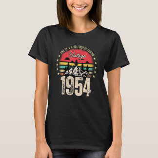 T-shirt Un Anniversaire Rétro Vintage De 1954