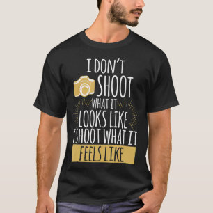 T-shirt Un appareil photo photographique pour photographe