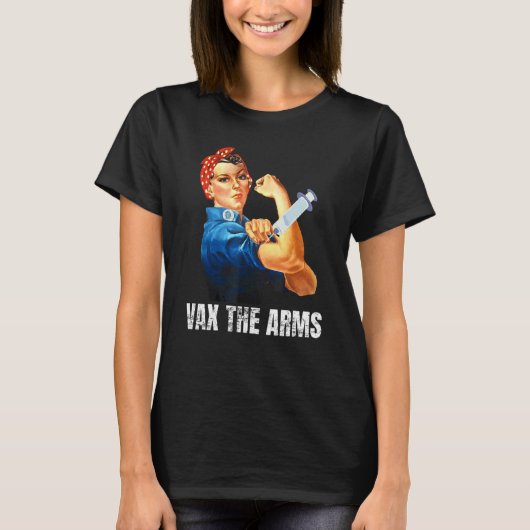T-shirt Un appel aux armes n'attendez pas un vaccin contre (Devant)