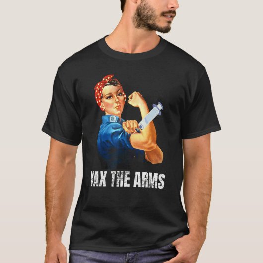 T-shirt Un appel aux armes n'attendez pas un vaccin contre (Devant)