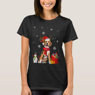 T-shirt Un arbre de Noël beagle éclaire le Chien Chien Chi
