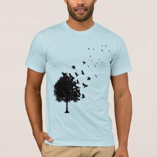 T-shirt Un arbre des corneilles