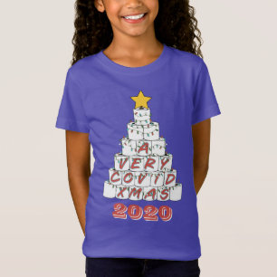 T-Shirt Un arbre très COVID Xmas Funny 2020 pour le papier