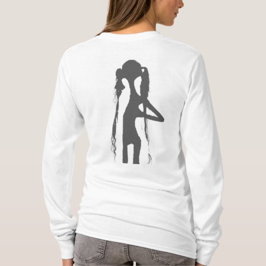 T-shirt Un Arrière - plan Canva Retrait chemise Brouillon (Dos)